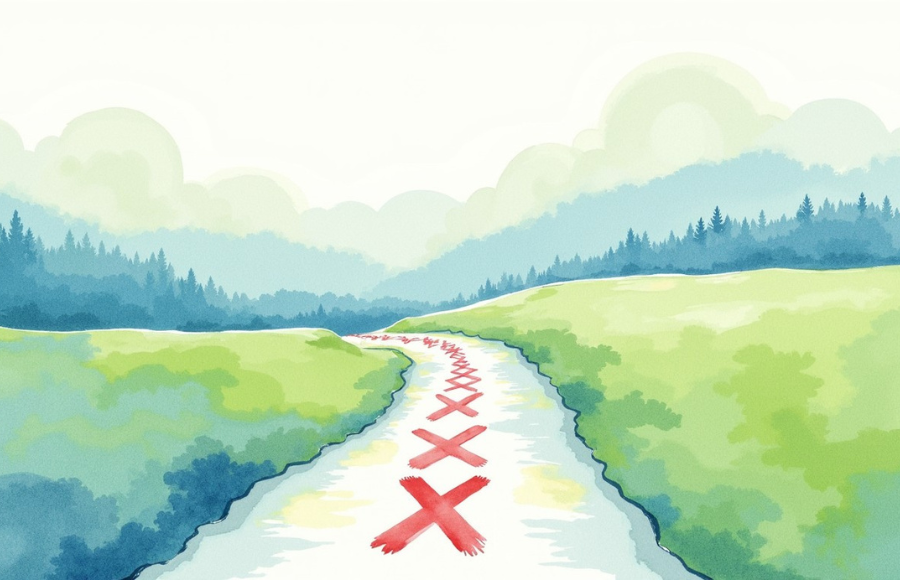 Choices And Corrections pathway with crosses