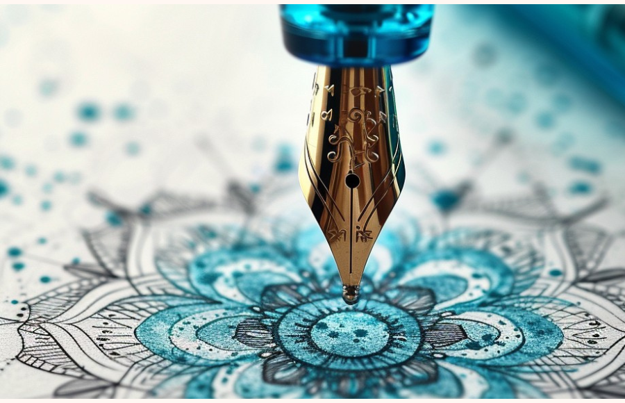 Intricate Calligraphy Art