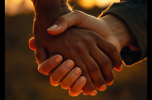 black and white hands, holding hands.