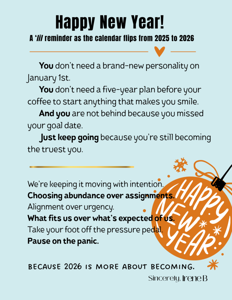 Happy New Year canva image I created