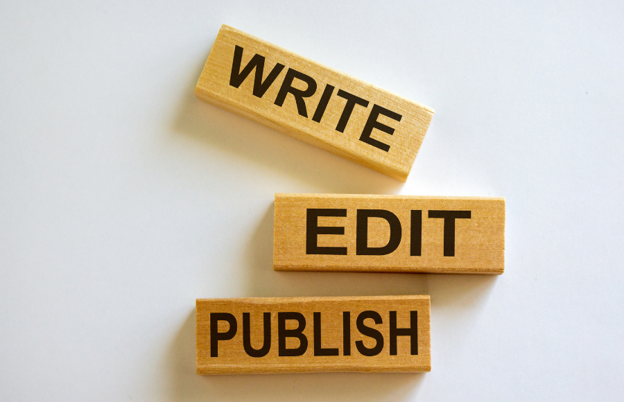 Write Edit Publish block signs