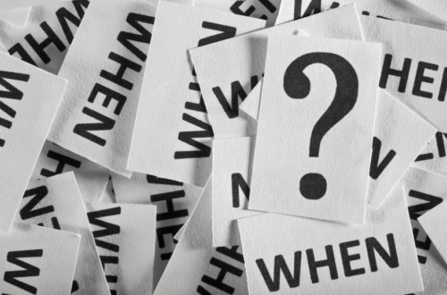 WHEN printed on cards with a question mark