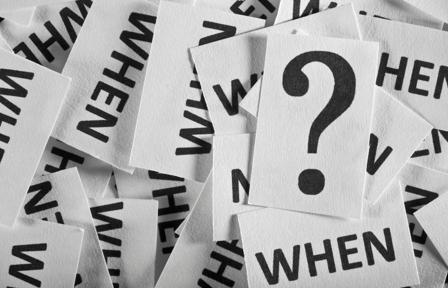 WHEN printed on cards with a question mark