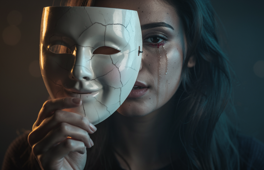 Big Age, Bigger Growth | Episode 3 mask lifted off a woman's crying face
